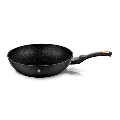 Berlinger Haus 28cm Marble Coating Wok - Black Rose Line