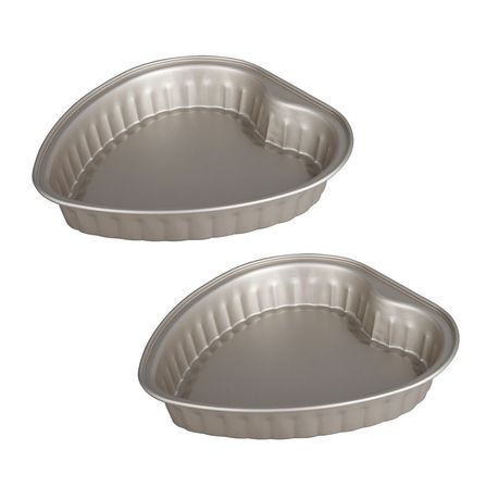 Berlinger Haus 2 Pieces 27cm Heart Shape Baking Tray - Bronze Pastry Cook