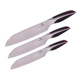 Berlinger Haus 3-Piece Stainless Steel Santoku Knife Set - Phantom Line