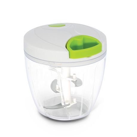 Blaumann 13cm Stainless Steel and Plastic Pull Chopper with Green Light