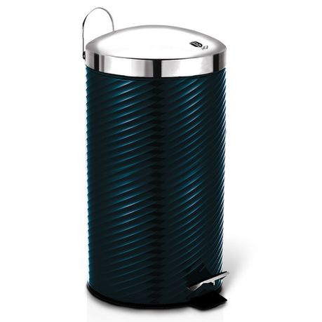 Berlinger Haus 7 Litre Stainless Steel Premium Pedal Bin - Aquamarine