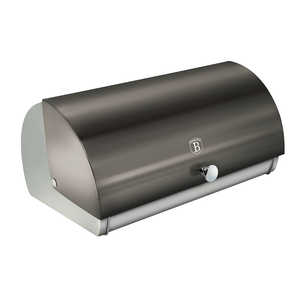 Berlinger Haus 38cm Premium Bread Box - Carbon Metallic