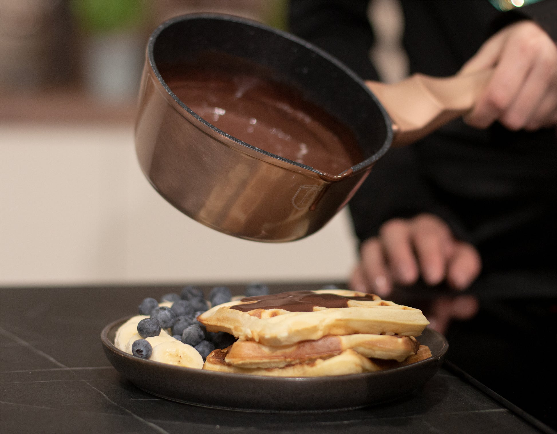 Berlinger Haus 15 Piece Marble Coating Cookware Set - Rose Gold Edition