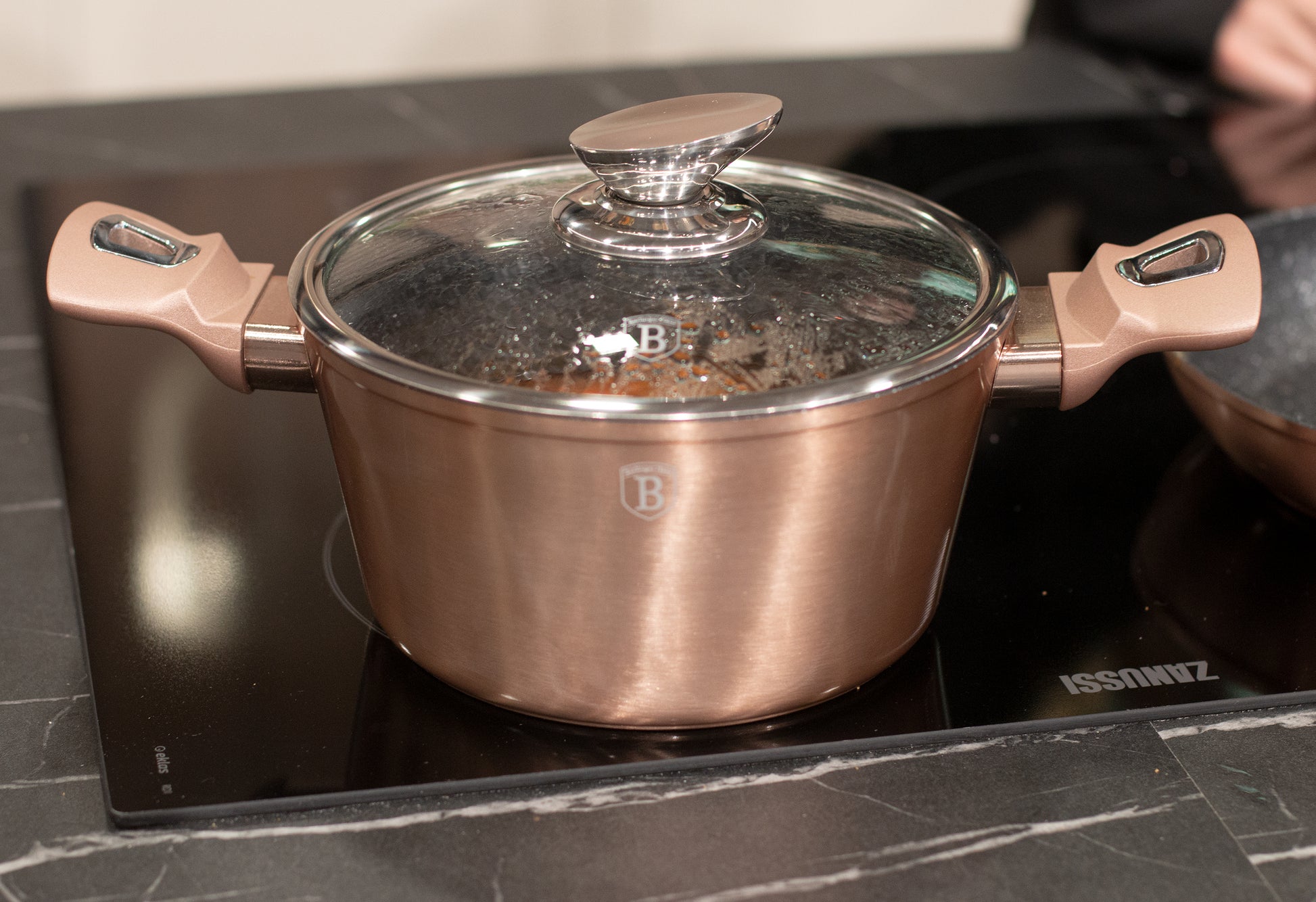 Berlinger Haus 15 Piece Marble Coating Cookware Set - Rose Gold Edition