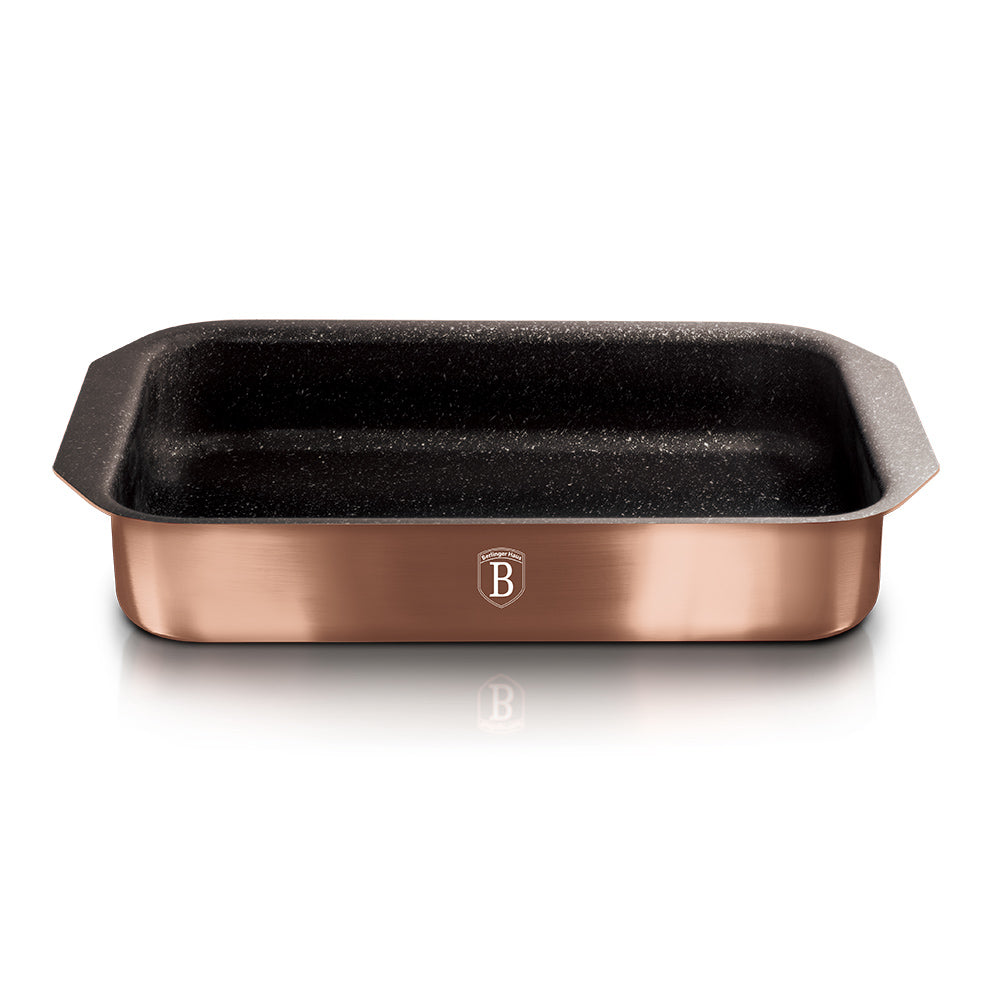 Berlinger Haus 35cm Marble Coating Baking Tray - Rose Gold Metallic
