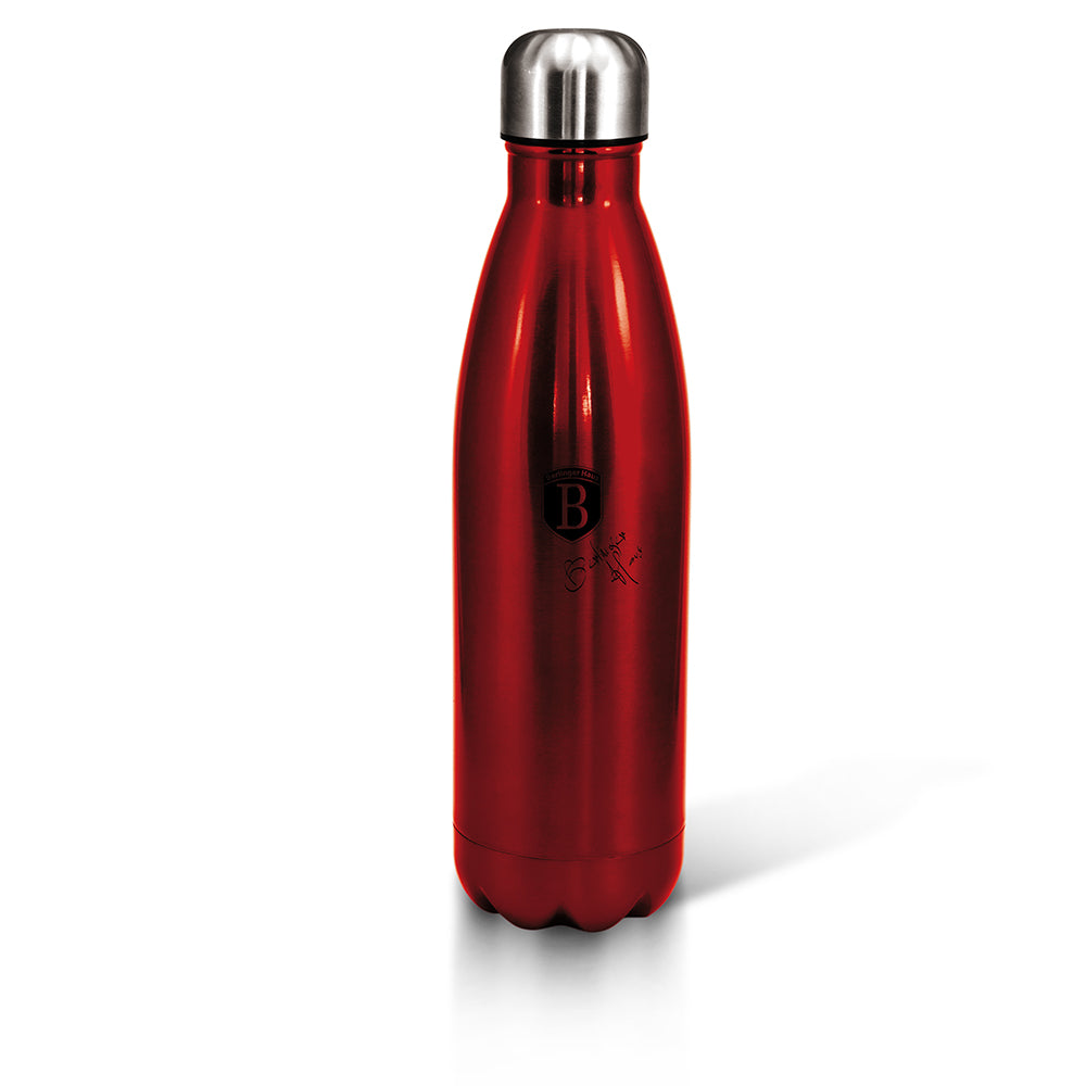 Berlinger Haus 500ml Vacuum Flask - Burgundy Metallic
