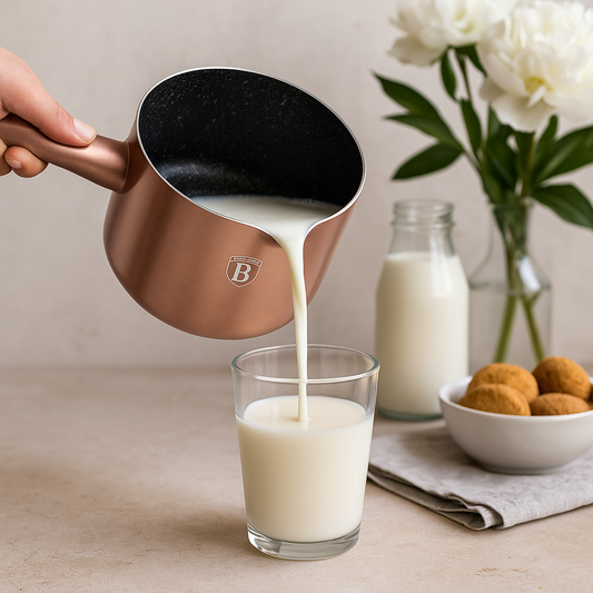 Berlinger Haus 1.2L Marble Coating Milk Pot - Rose Gold Metallic