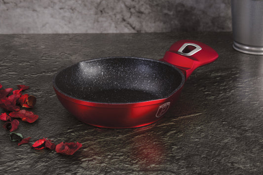 Berlinger Haus 16cm Marble Coating Non-Stick Egg Pan – Burgundy Metallic