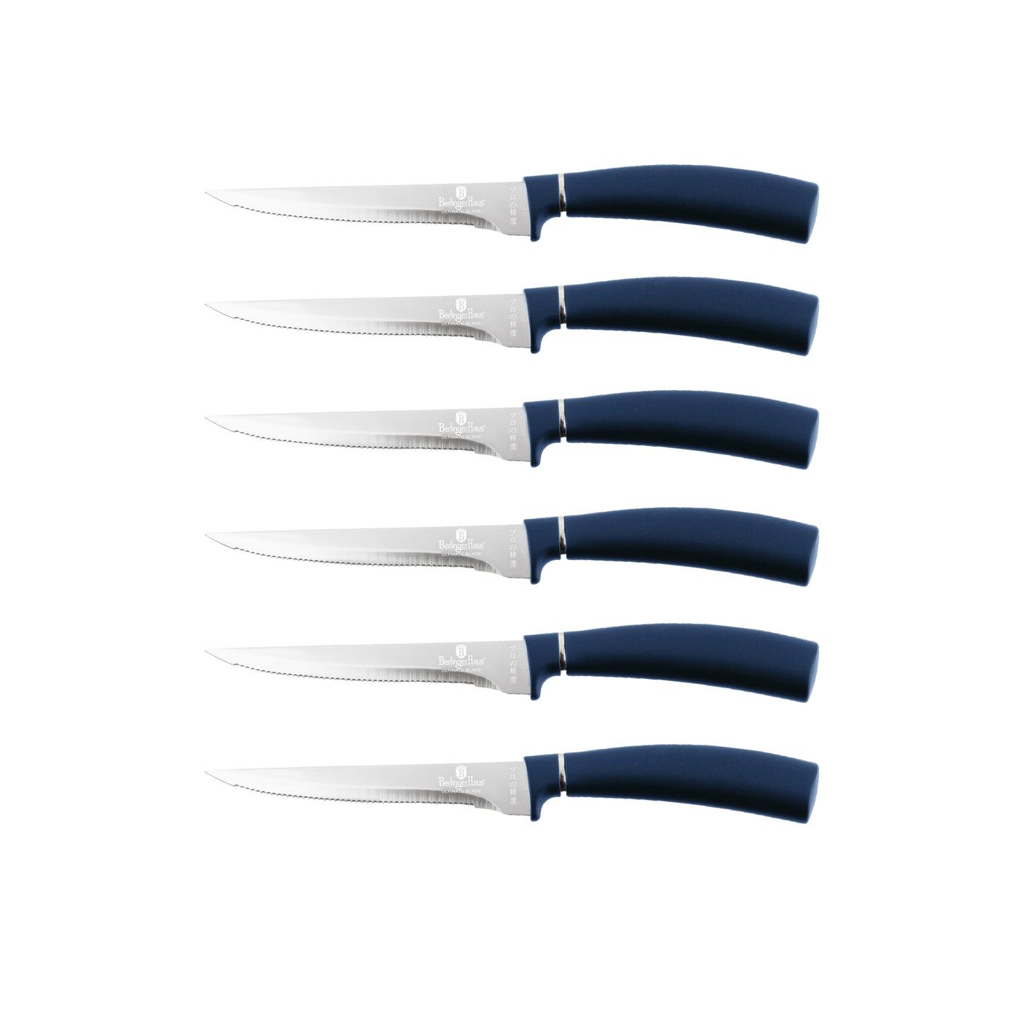 Berlinger Haus 6-Piece Steak Knife Set – Aquamarine