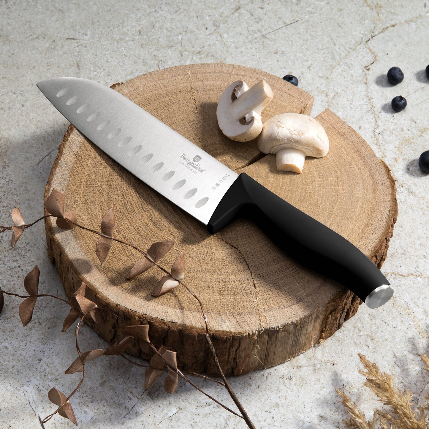 Berlinger Haus 4-Piece Stainless Steel Knife Set - Black Vintage