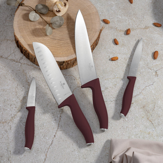 Berlinger Haus 4-Piece Stainless Steel Knife Set – Leonardo