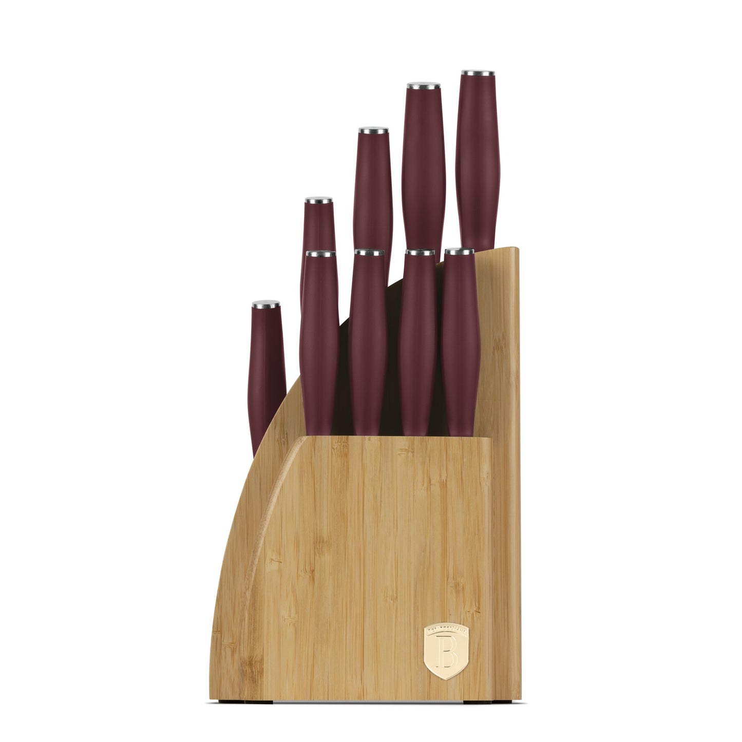 Berlinger Haus 10-Piece Stainless Steel Knife Set with Bamboo Stand – Leonardo