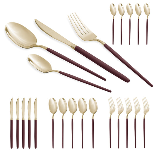 Berlinger Haus 24-Piece Stainless Steel Cutlery Set – Leonardo
