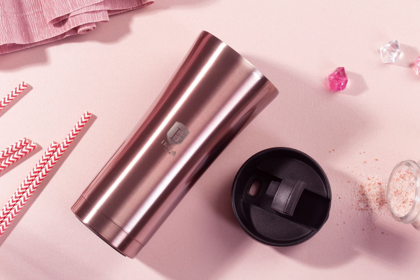 Berlinger Haus 500ml Travel Coffee Mug - i-Rose