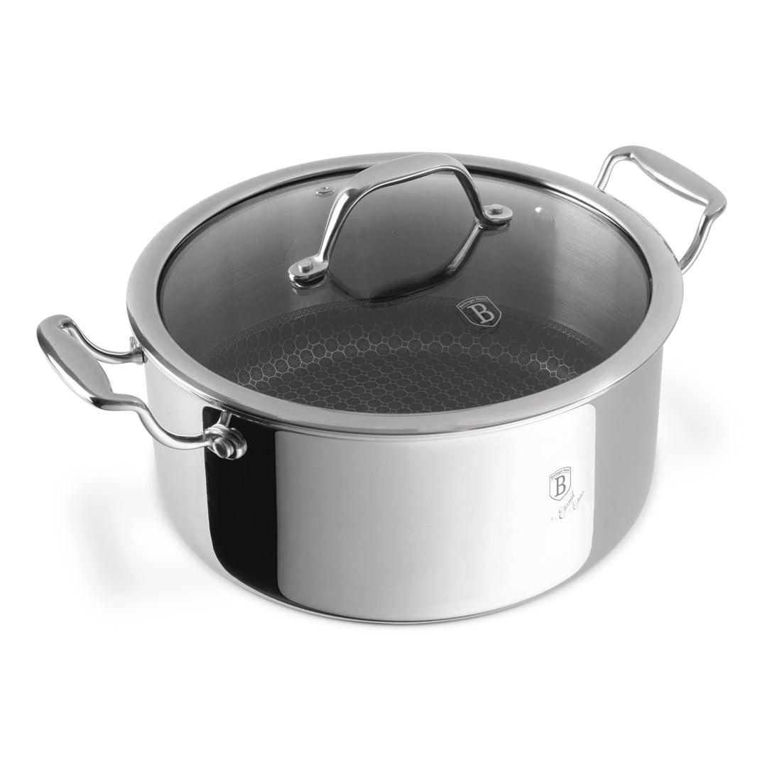 Berlinger Haus 24cm 18/10 Stainless Steel Casserole - Eternal Collection