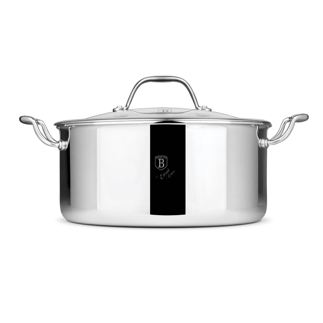 Berlinger Haus 24cm 18/10 Stainless Steel Casserole - Eternal Collection