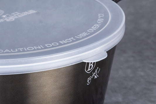 Berlinger Haus 13-Piece Marble Coating Smart Lid Cookware Set - Shiny Black