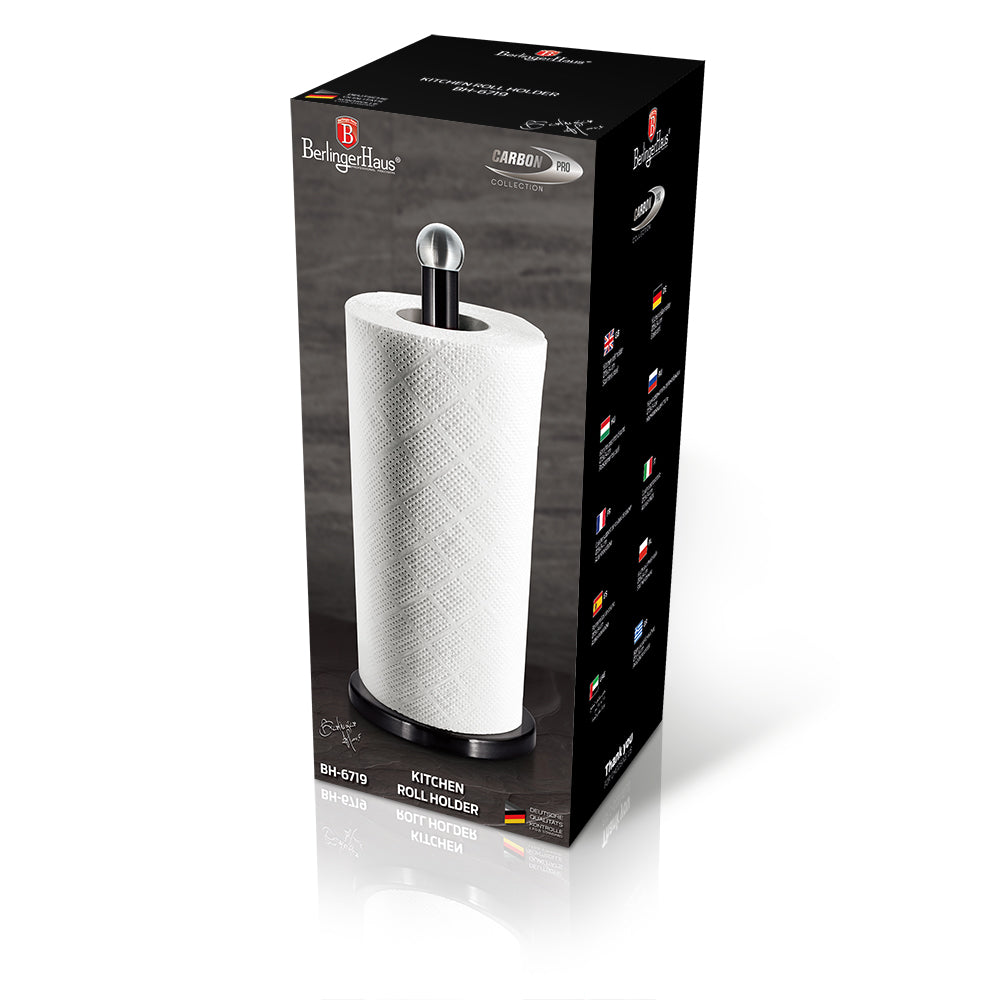 Berlinger Haus Kitchen Roll Holder - Carbon Pro
