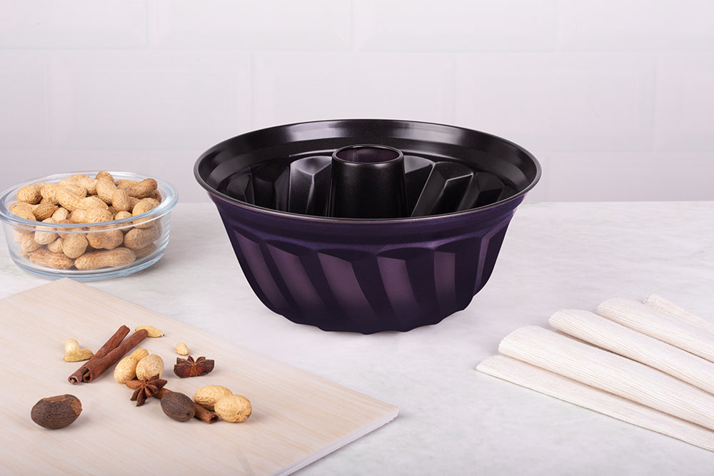Berlinger Haus 25cm Non-Stick Round Bundt Cake Pan - Purple