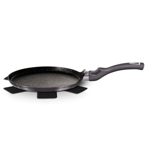 Berlinger Haus 25cm Marble Non-Stick Pancake Pan - Metallic Carbon Pro