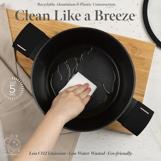 Berlinger Haus 10-Piece Marble Coating Non-Stick Cookware Set - Monaco