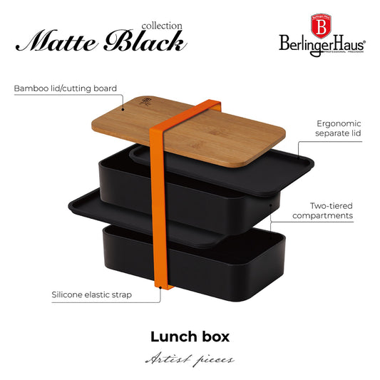 Berlinger Haus 2 Layer Lunch Box with Bamboo Lid
