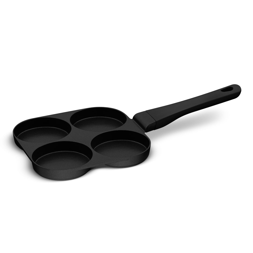 Berlinger Haus 20cm 4 hole Pancake Hamburger Pan - Black Rose