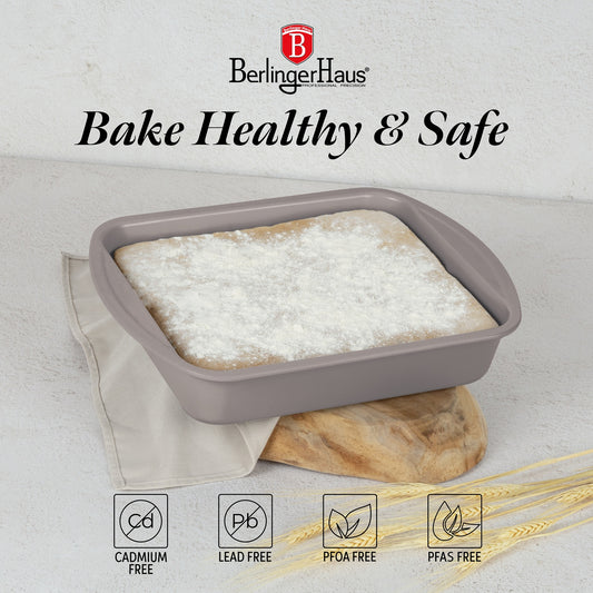 Berlinger Haus 40cm Titan Pro Non-Stick Coating Oblong Roaster Pan - Taupe