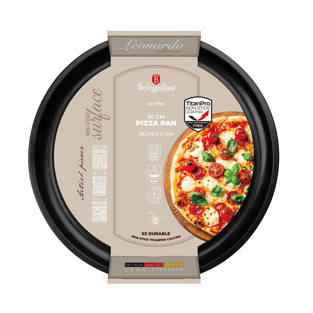 Berlinger Haus 36cm Titan Pro Non-Stick Pizza Pan - Leonardo