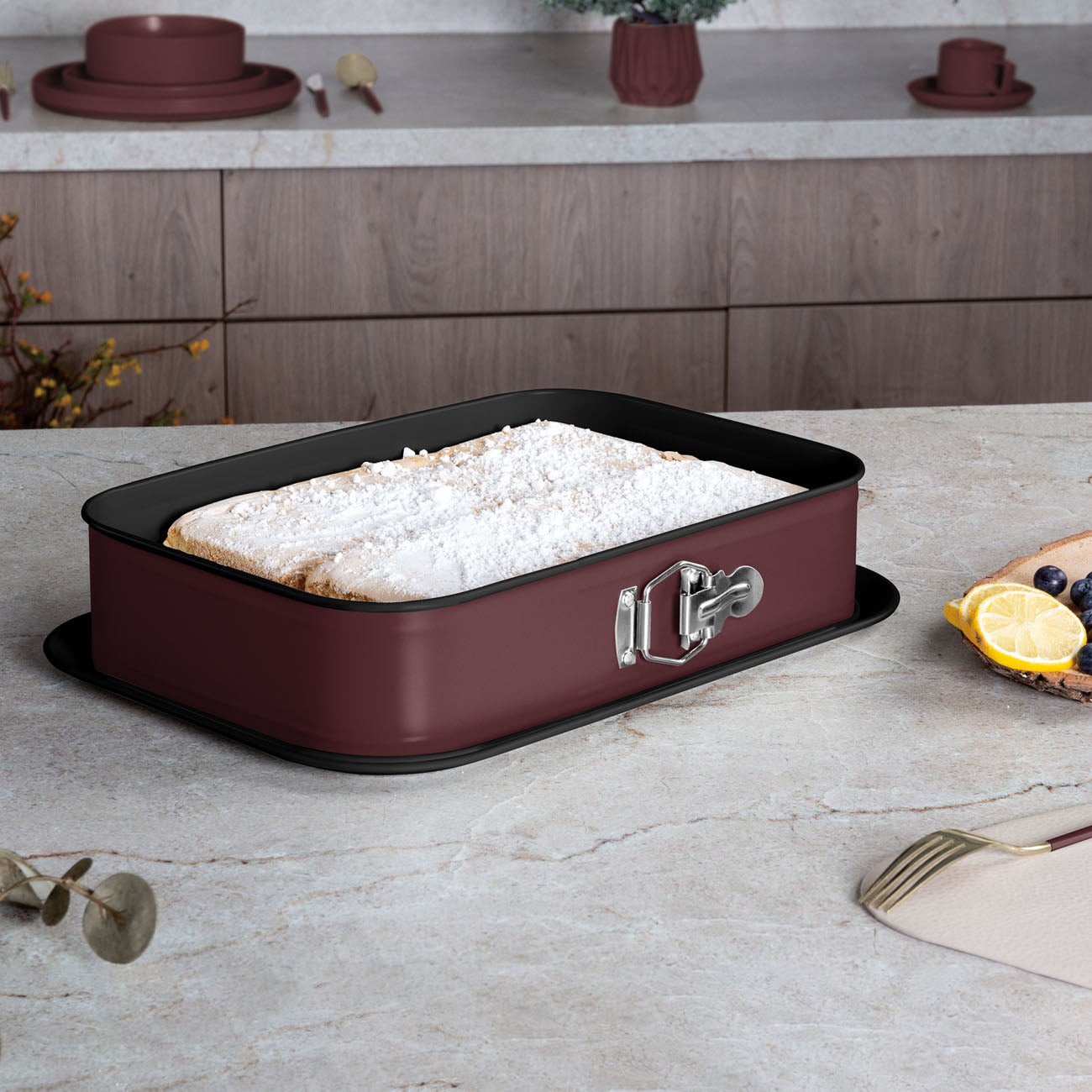 Berlinger Haus 39cm Titan Pro Non-Stick Coating Rectangle Springform – Leonardo
