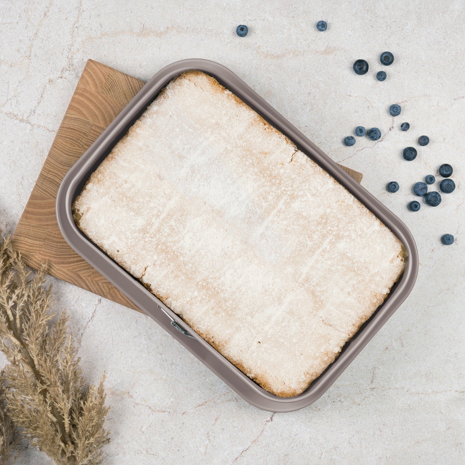 Berlinger Haus 39cm Titan Pro Non-Stick Coating Rectangle Springform – Taupe