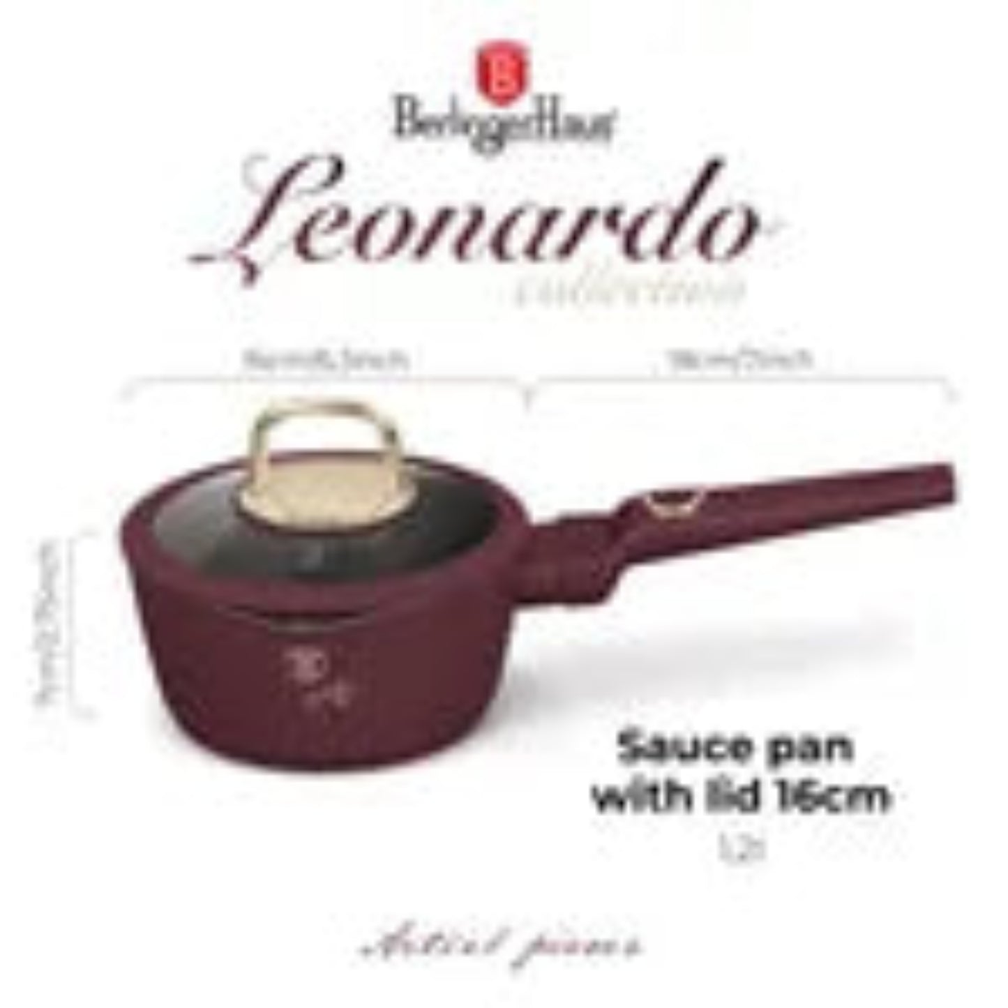 Berlinger Haus 16cm Titan Pro Non-Stick Coating Sauce Pan – Leonardo