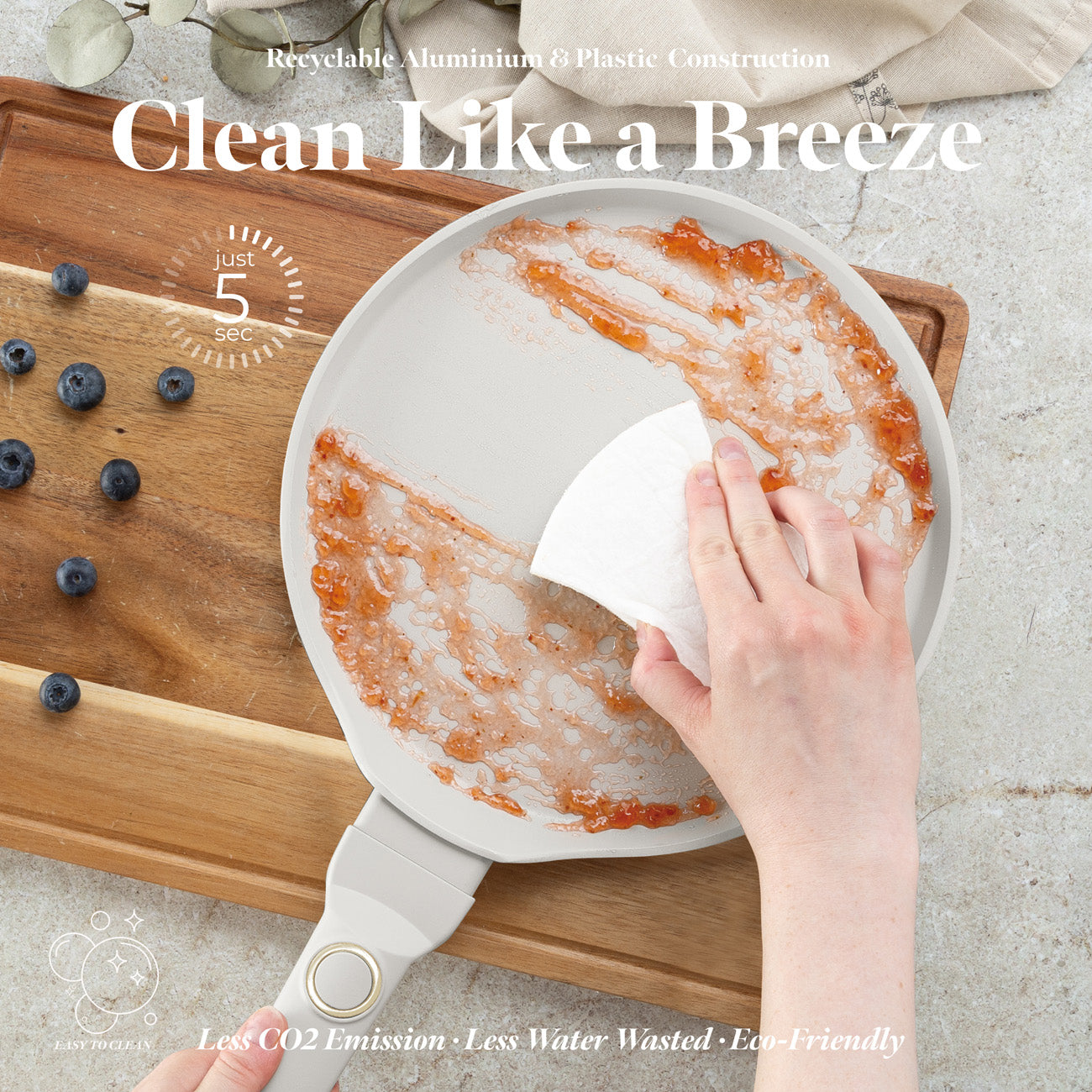 Berlinger Haus 28cm Titan Pro Non-Stick Coating Pancake Pan - Sahara