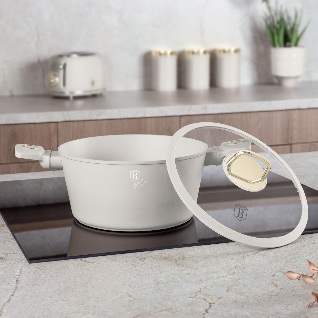 Berlinger Haus 24cm Non Stick Titan Pro Coating Casserole - Sahara