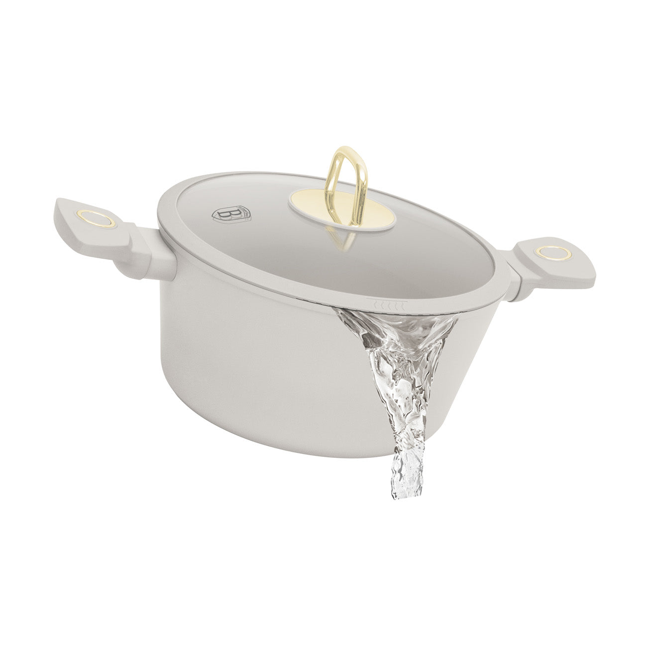 Berlinger Haus 28cm Titan Pro Non-Stick Coating Casserole - Sahara