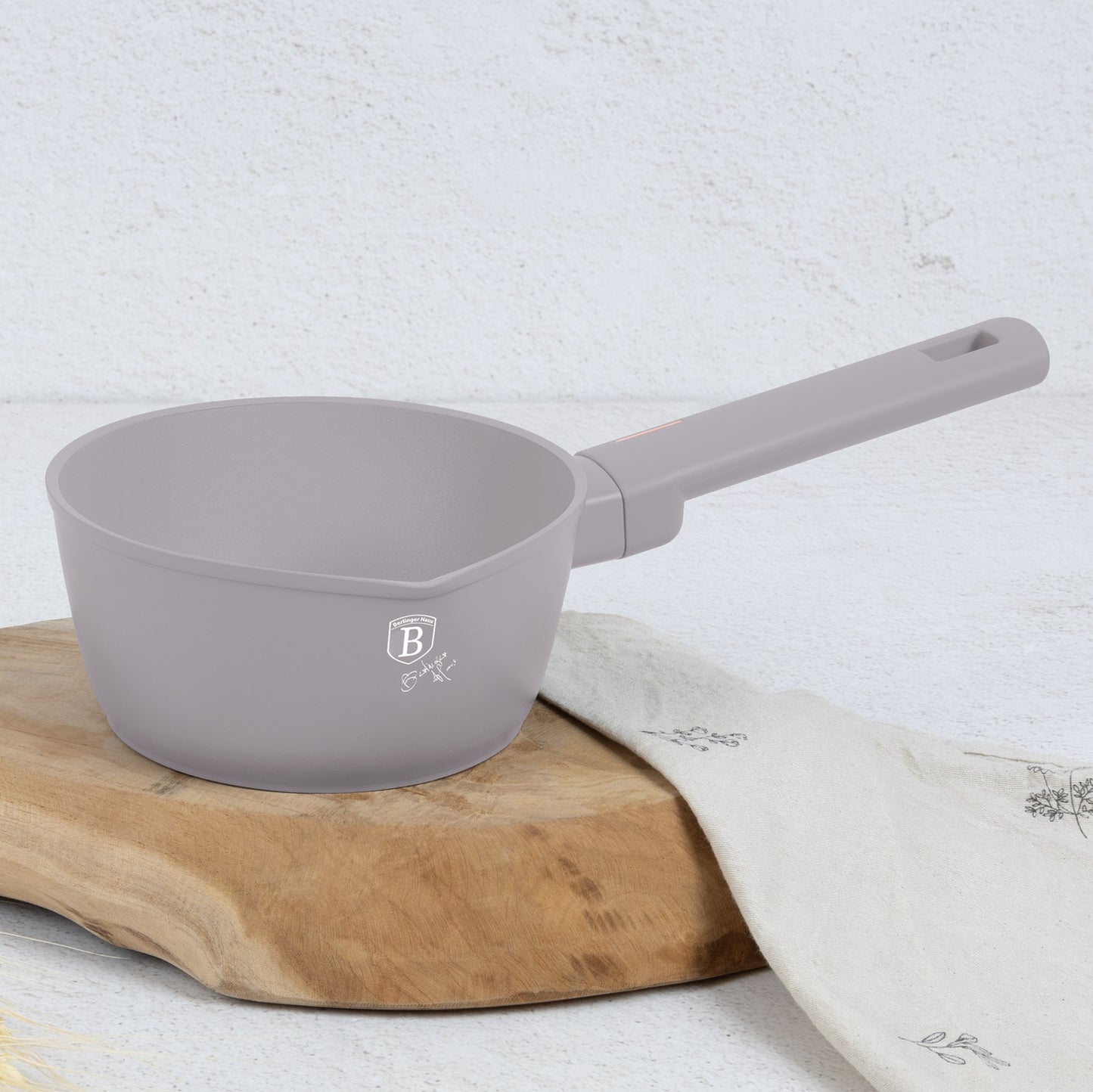 Berlinger Haus 16cm Non Stick Titan Pro Coating Sauce Pan - Taupe