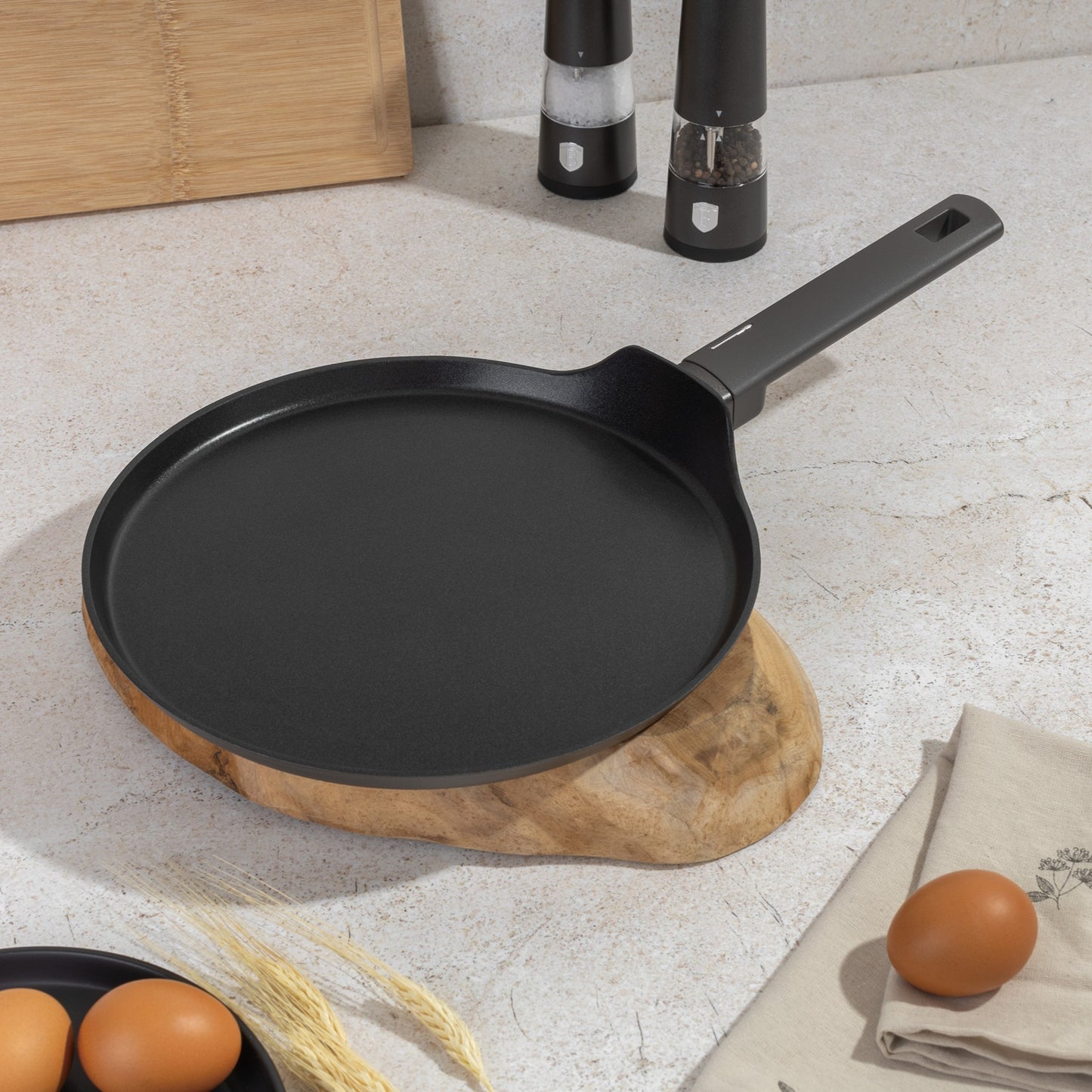 Berlinger Haus 28cm Titan Pro Non-Stick Coating Pancake Pan - Anthracite