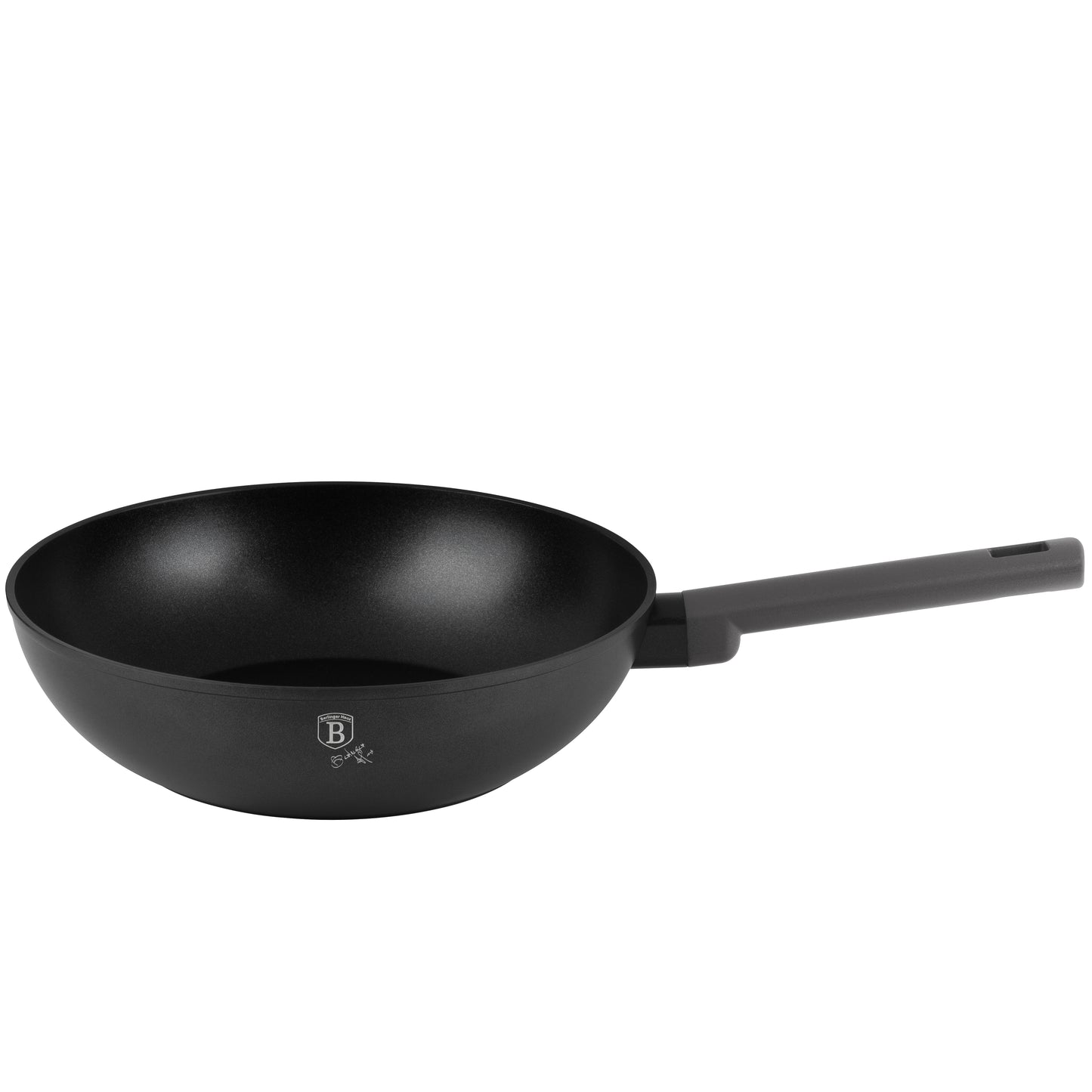 Berlinger Haus 28cm Non Stick Titan Pro Coating Wok - Anthracite