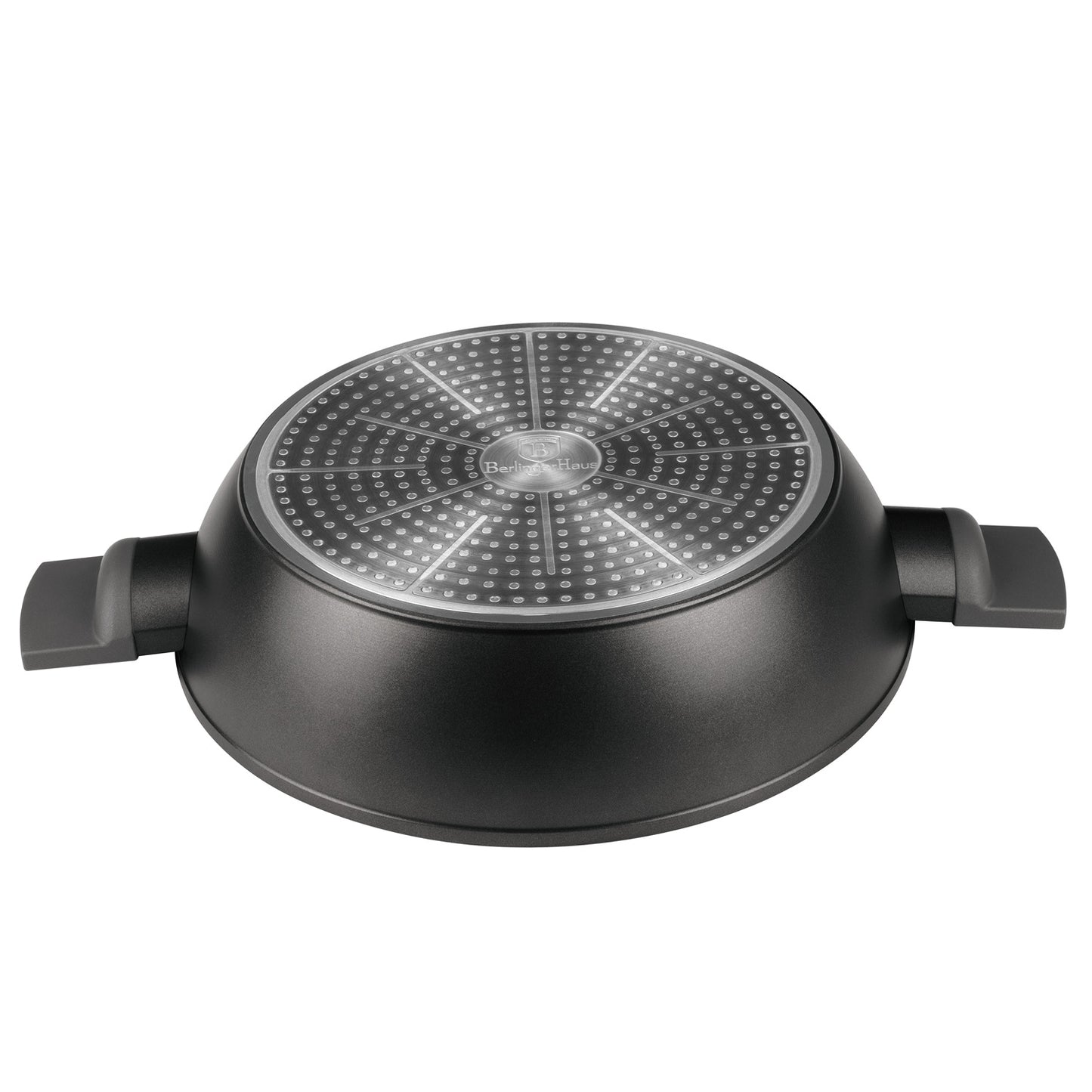 Berlinger Haus 30cm Titan Pro Non-Stick Coating Shallow Pot – Anthracite