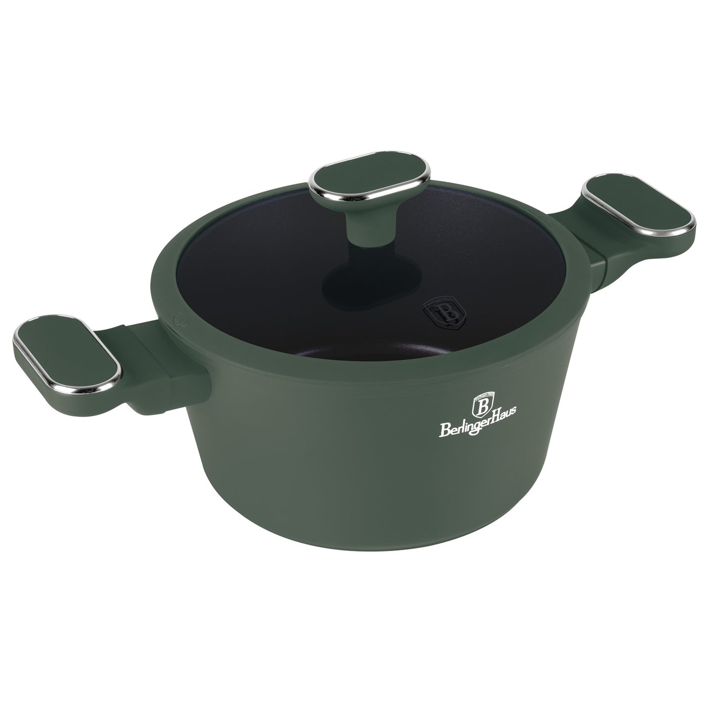Berlinger Haus 20cm Titan Pro Non-Stick Coating Casserole - Matt Green
