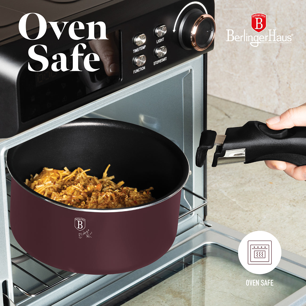 Berlinger Haus 13-Piece Titan Pro Non Stick Coating Oven Safe Cookware Set - Leonardo