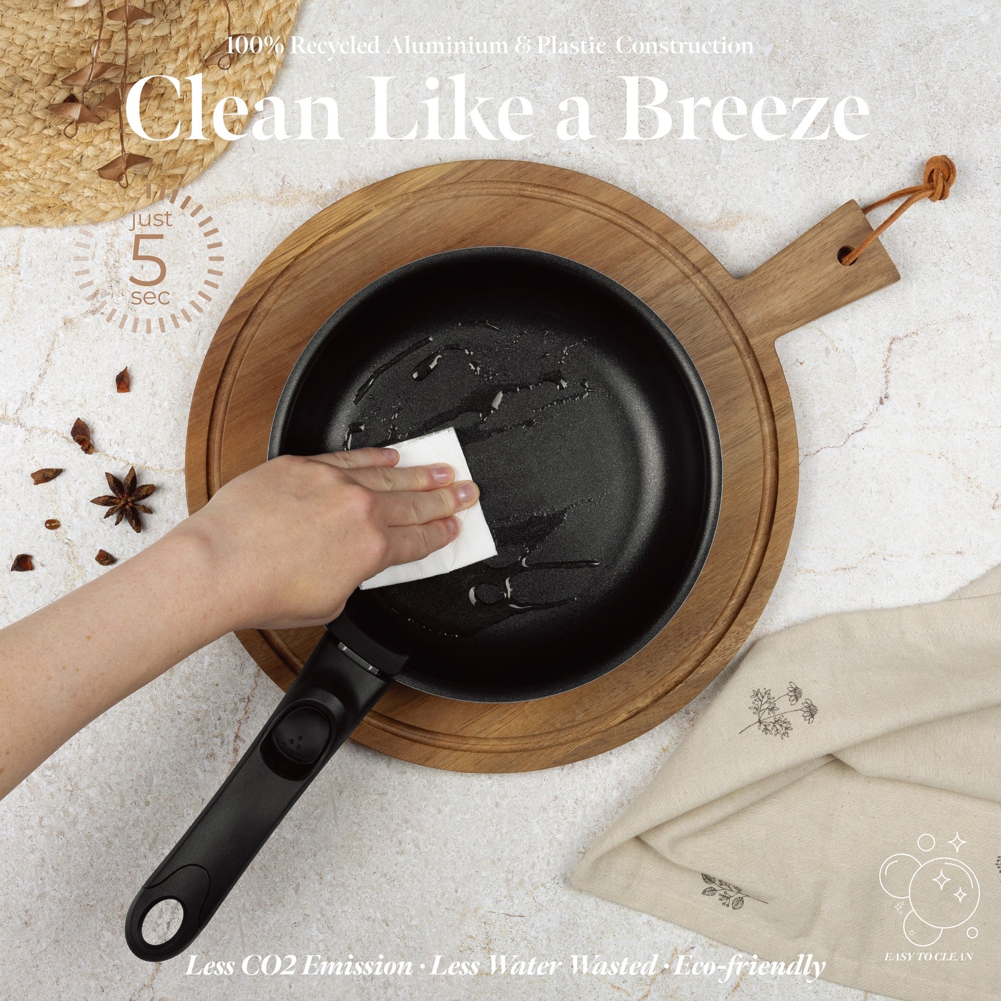 Berlinger Haus 13-Piece Titan Pro Non Stick Coating Oven Safe Cookware Set - Anthracite