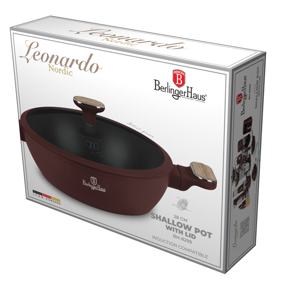 Berlinger Haus 28cm Titan Pro Non-Stick Coating Shallow Pot – Leonardo Nordic