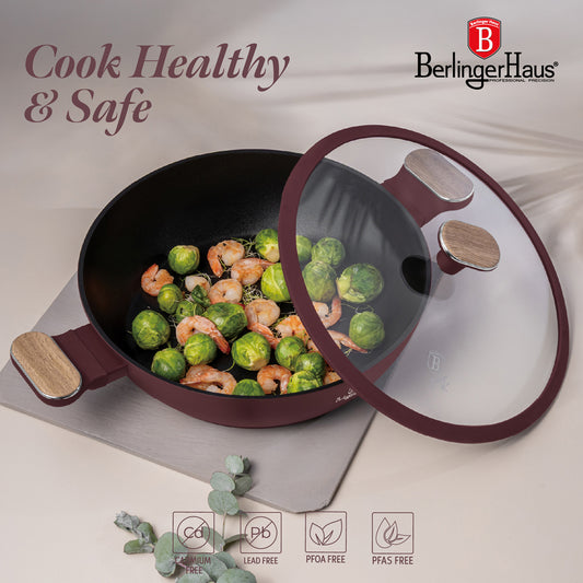 Berlinger Haus 28cm Titan Pro Non-Stick Coating Shallow Pot – Leonardo Nordic