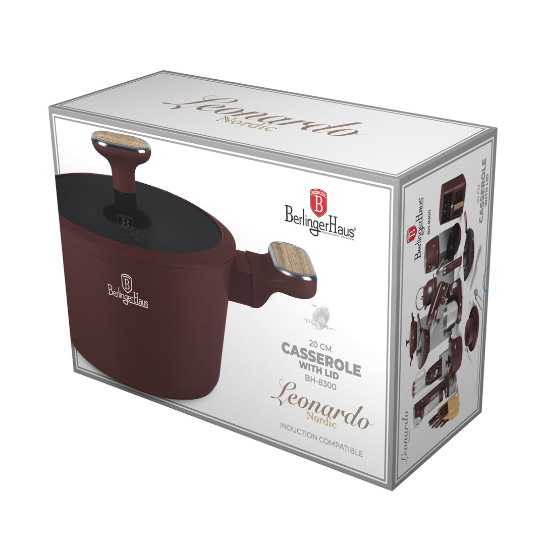 Berlinger Haus 20cm Titan Pro Non-Stick Coating Casserole – Leonardo Nordic