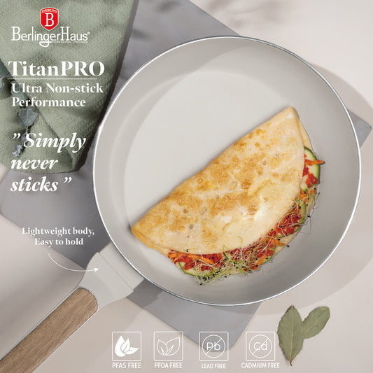 Berlinger Haus 26cm Titan Pro Non-Stick Coating Flip Frypan – Sahara Nordic