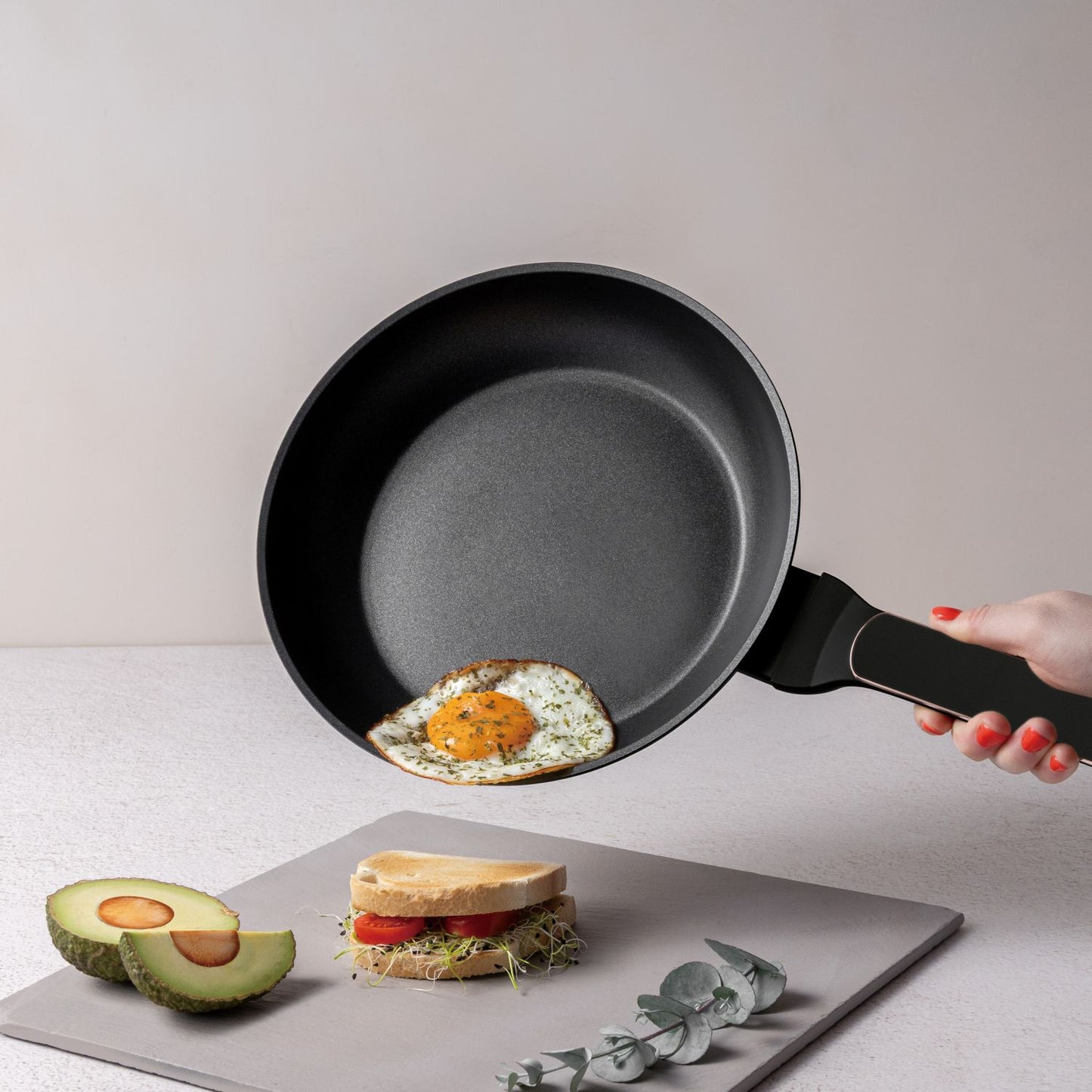 Berlinger Haus 24cm Titan Pro Non-Stick Coating Frypan - Black Rose