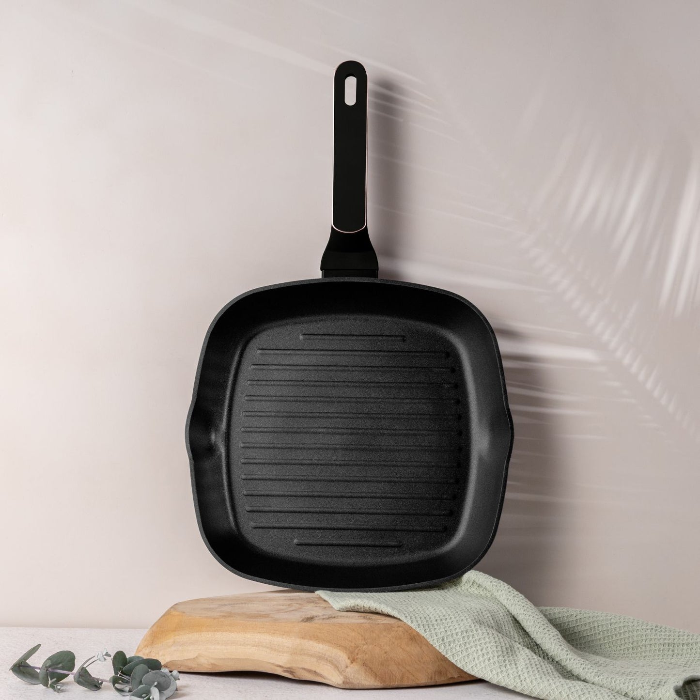 Berlinger Haus 28cm Titan Pro Non-Stick Coating Grill pan - Black Rose