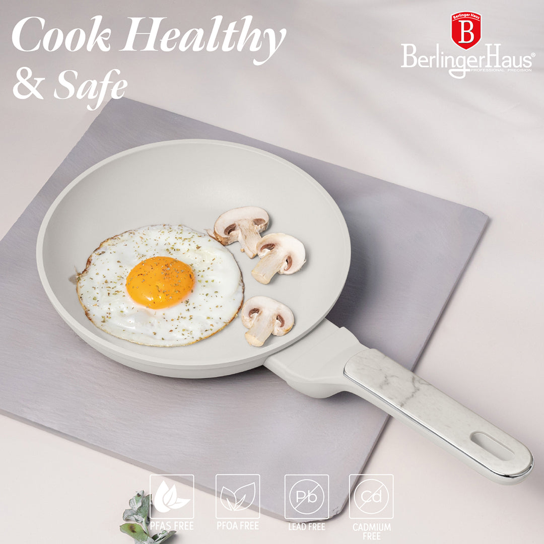 Berlinger Haus 20cm Titan Pro Non-Stick Coating Frypan - Sahara Marble