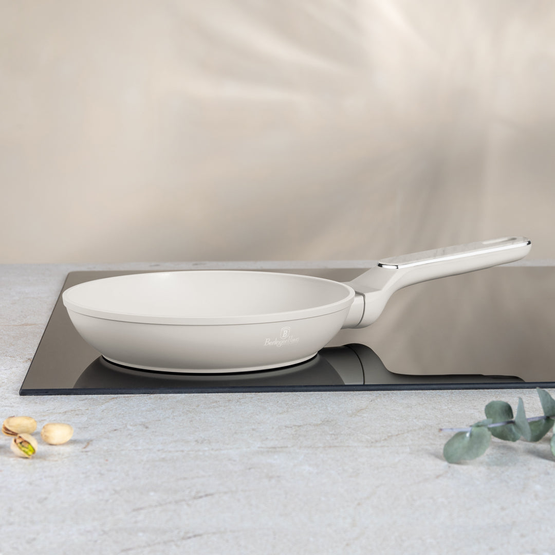 Berlinger Haus 3-Piece Titan Pro Non-Stick Coating Fry & Grill Pan Set - Sahara Marble